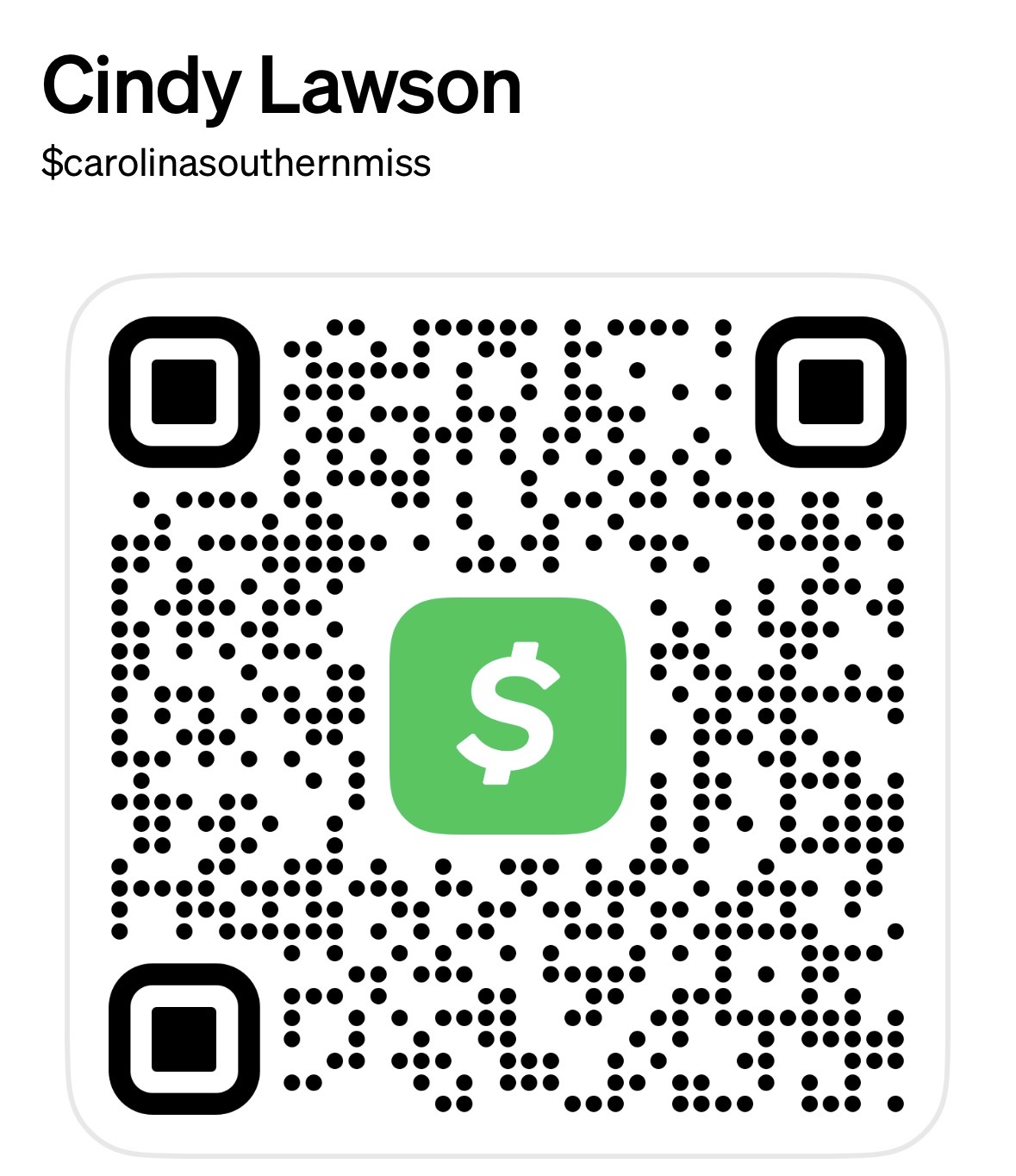Cash App QR Code